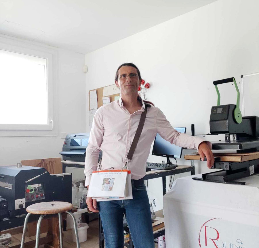 Arnaud Roudière Impression textile à Jonquières